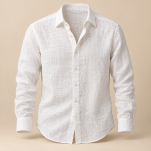 Camisa de Linho Branca Capri